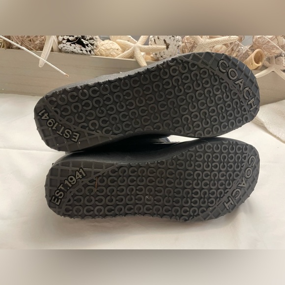 COACH POLINA BLACK NYLON PUFFER BOOTS SIZE 6B - Picture 8 of 14